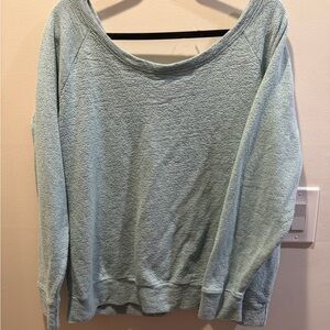 Bobi Light Blue Knit Top
